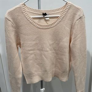H&M Pink Knit Sweater